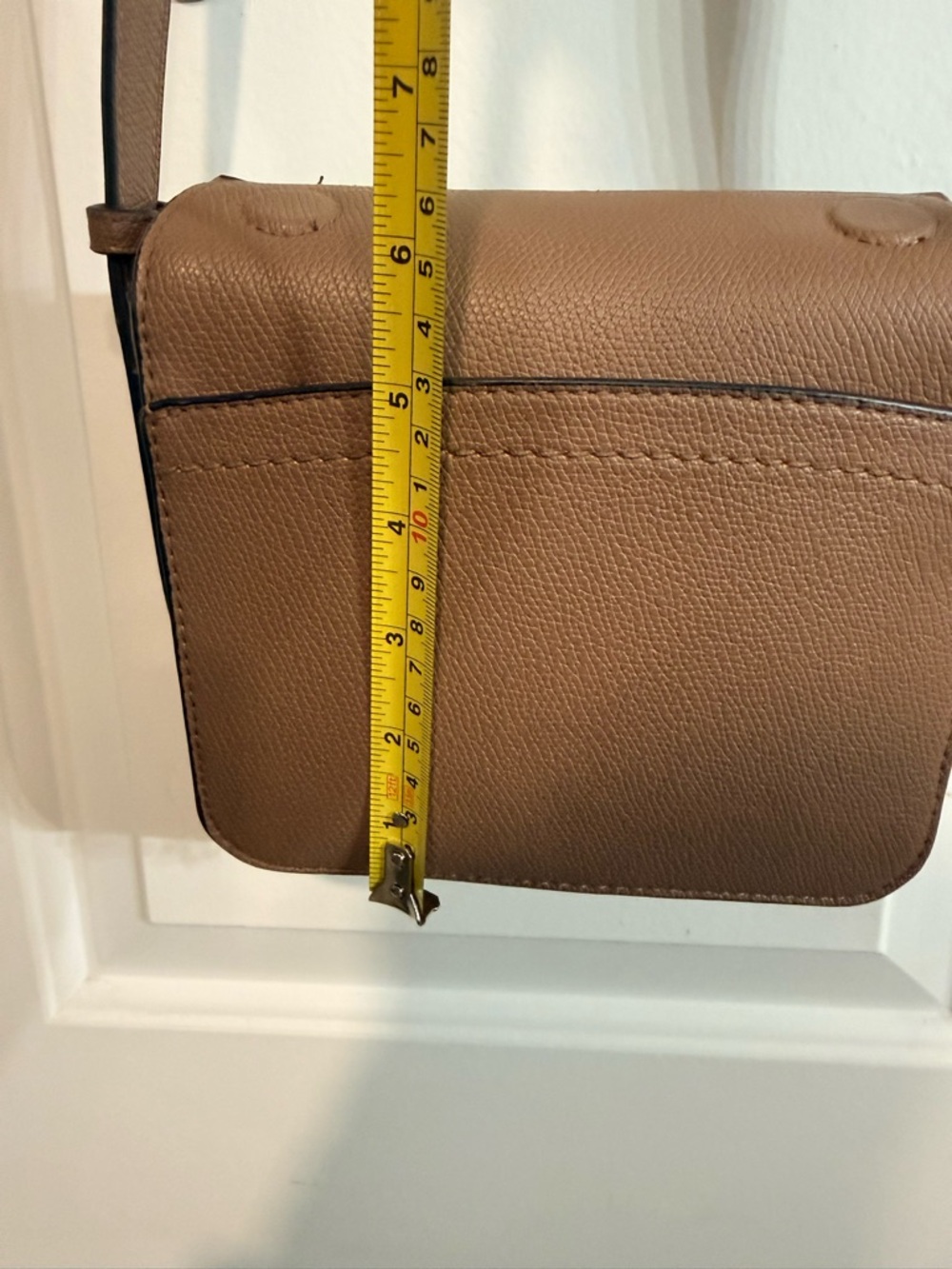 A New Day Taupe Faux Leather Crossbody Bag Adjustable Strap Target OS - Picture 8 of 8